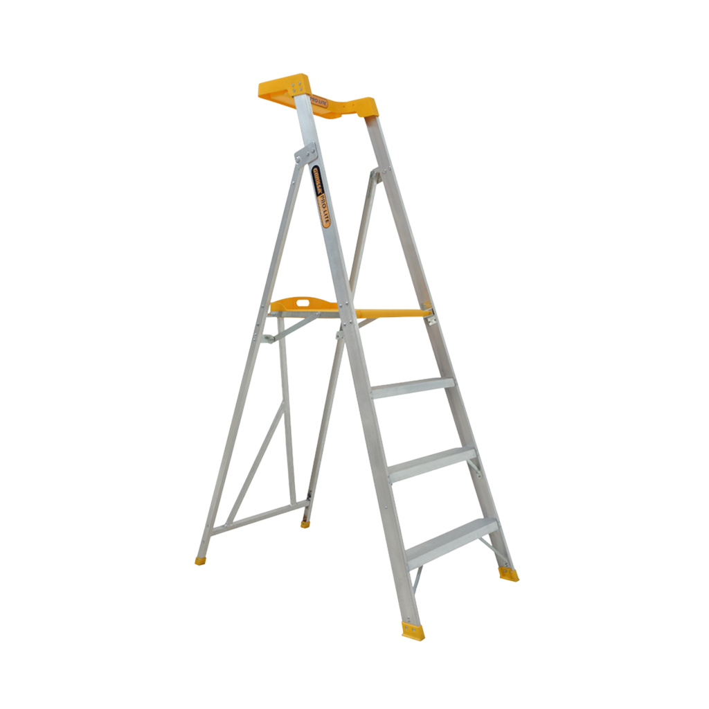 Aluminium Platform Step Ladder 1146mm - 150kg Rated