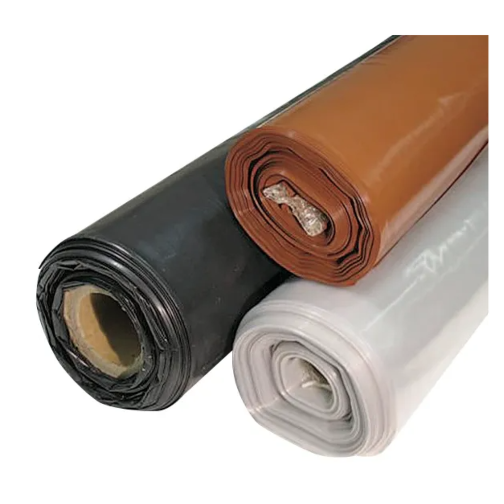 Builders Polythene 2m x 50m x 200um - Black