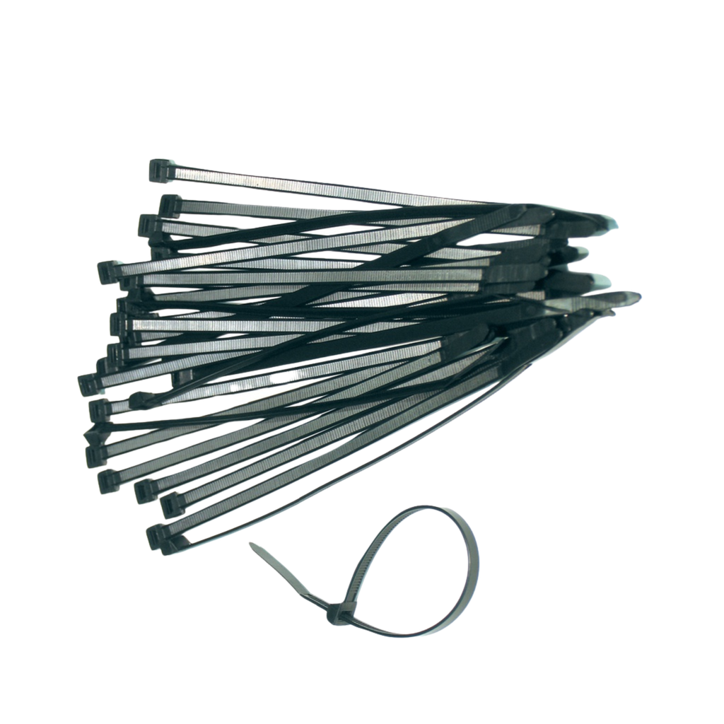 Cable Ties 250 x 4.8mm - Black (Bag of 100)