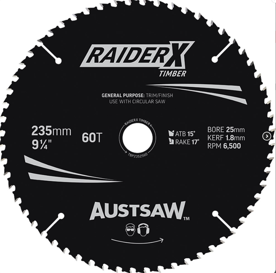 Circular Saw Blade 235mm (9 1/4&quot;) x 60t