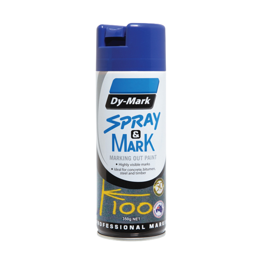 DYMARK Spray and Mark Layout Paint; Blue 350gram (ea/12box)