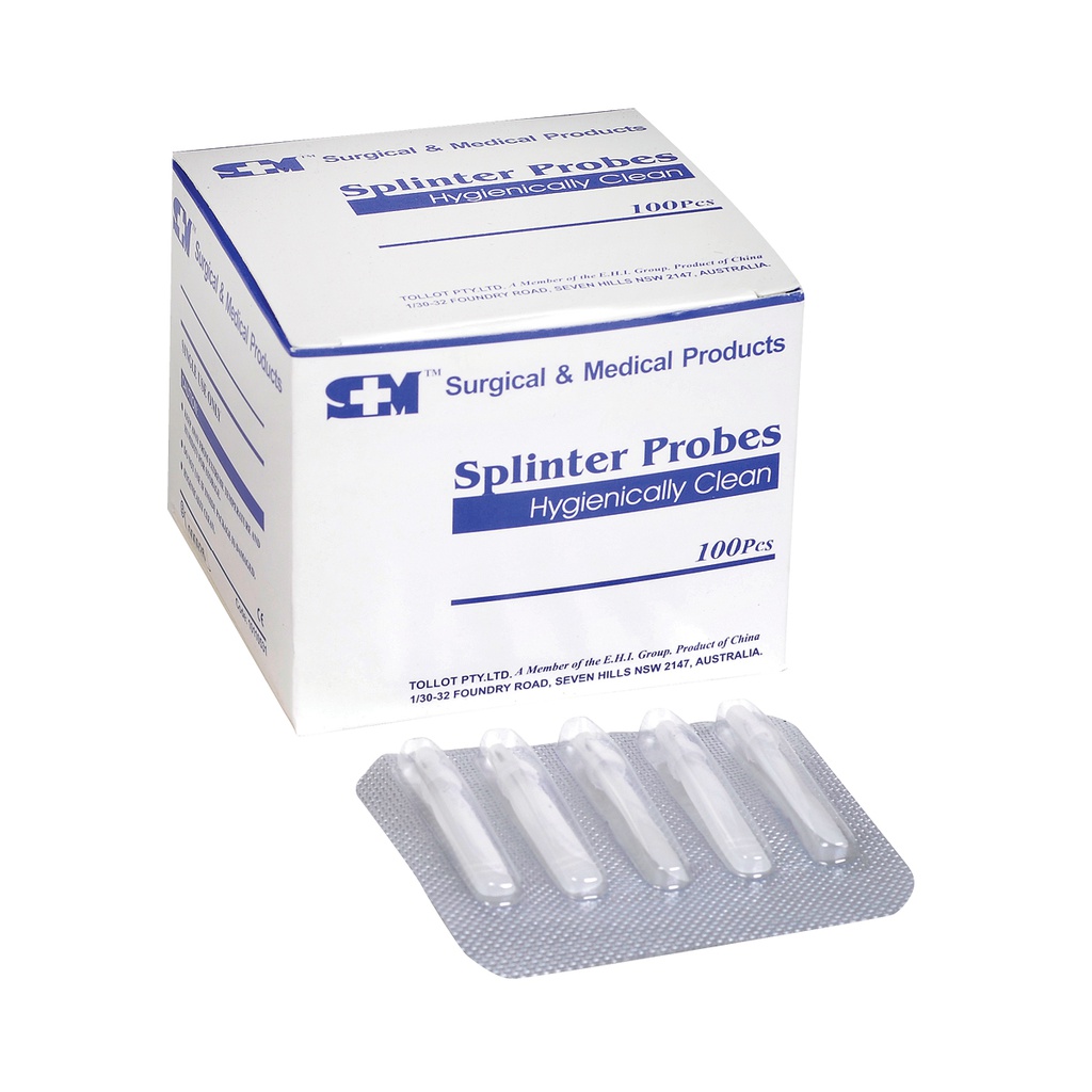 Disposable Splinter Probes Pk 100