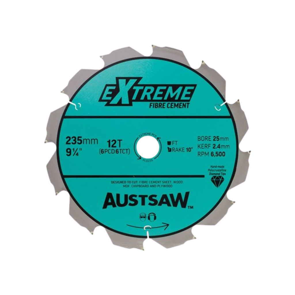 Fibre Cement Saw Blade 235mm 6T (PCD)