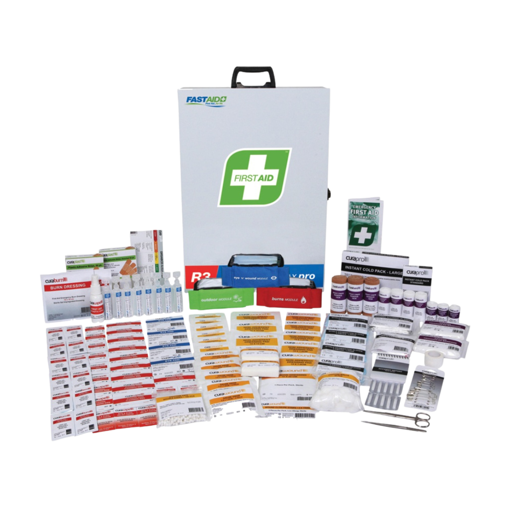 First Aid Kit 1-50 Person R3- Metal Wall Mounted