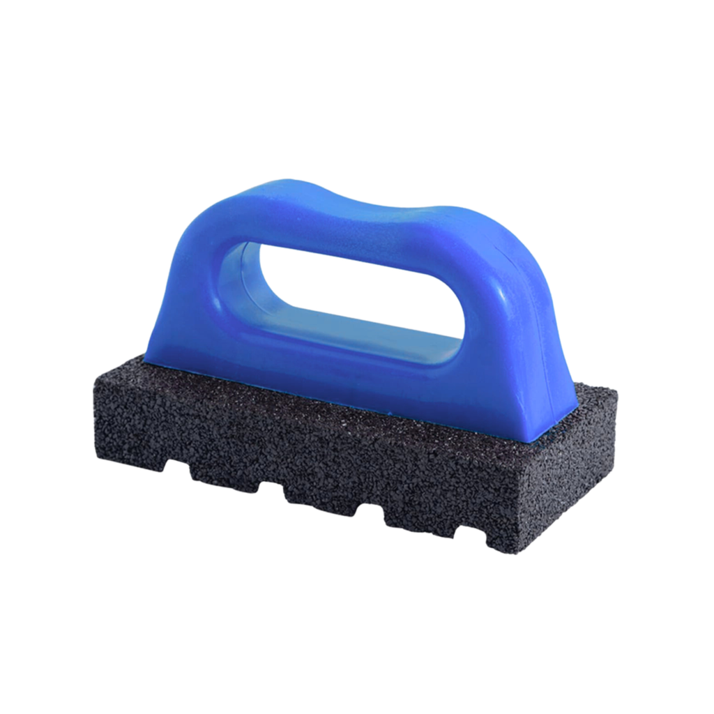 Fluted Concrete Rub Brick w/- Handle - Coarse 20 Grit