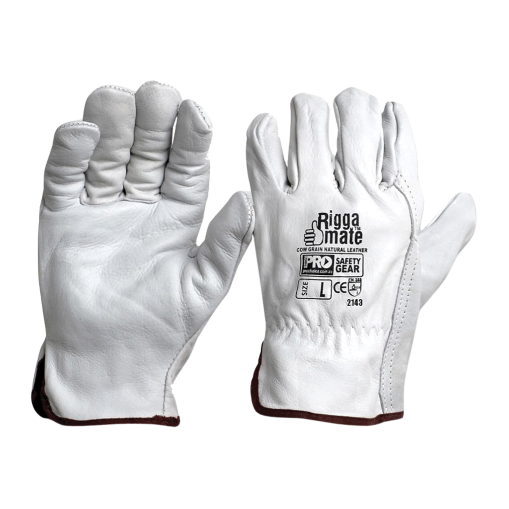 Leather Riggers Gloves Size 9 - L (ea/12pack)