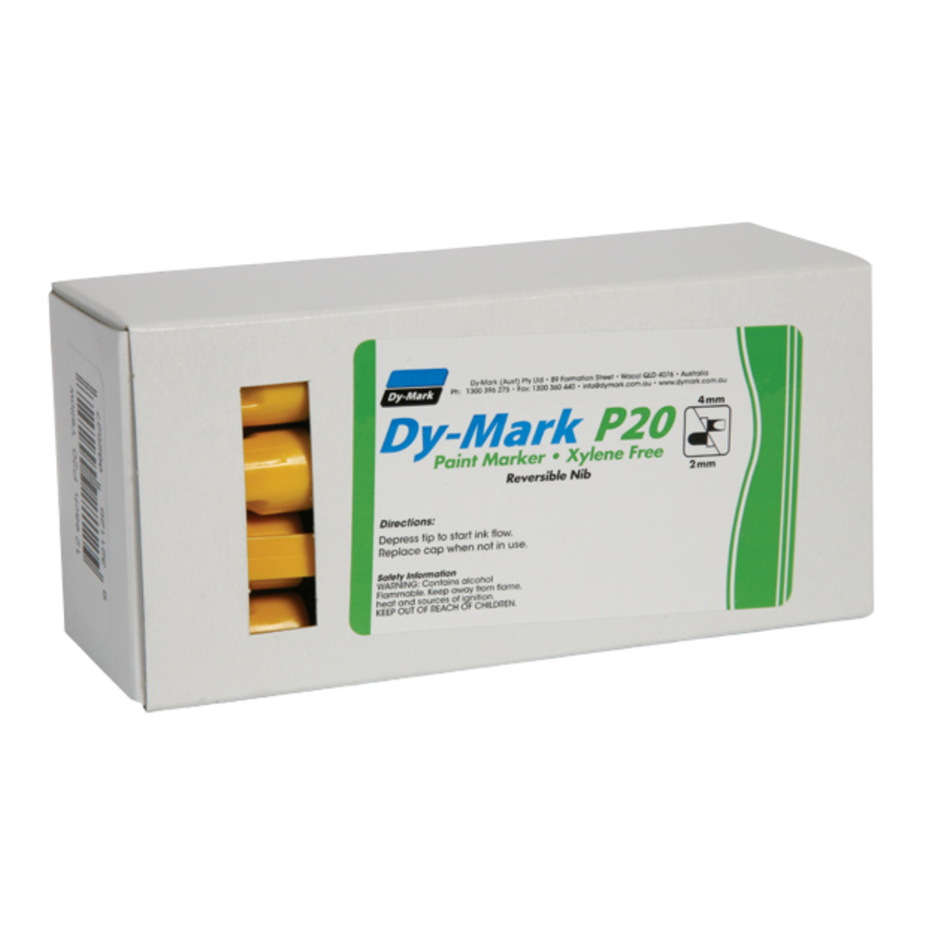 Paint Marker Pen P20 - Yellow (ea/12 Box)