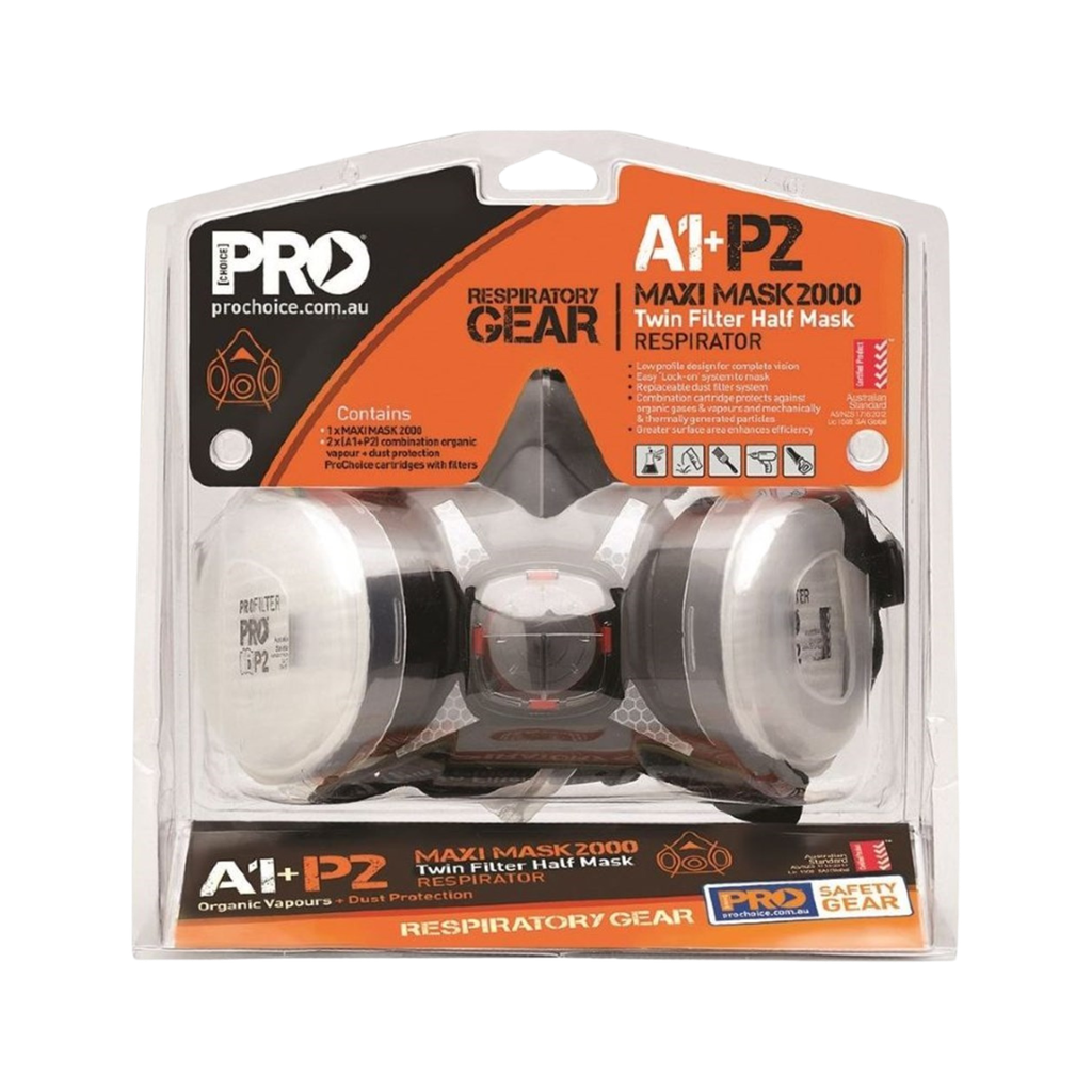 Pro Choice Half Mask Respirator (Trade &amp; Painters Kit)