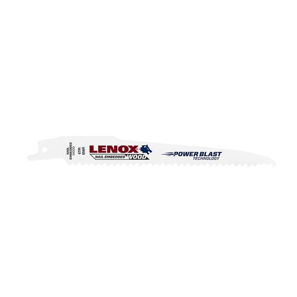 Recipro Blades 6TPI x 152mm (Bi-Metal) Lenox - (Pack of 5) Wood Cutting