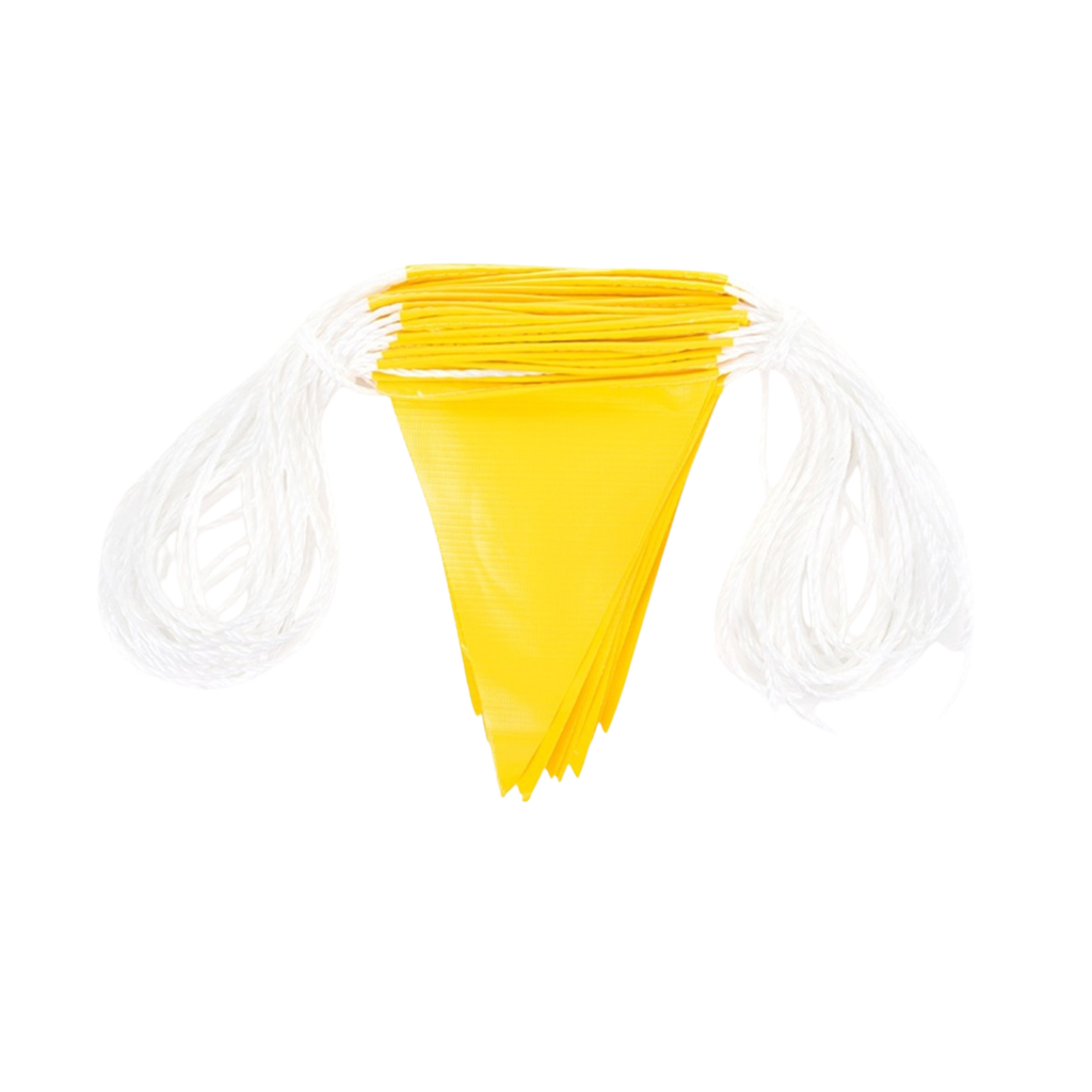 Safety Flags - YELLOW Bunting - 30m (ea/25box)
