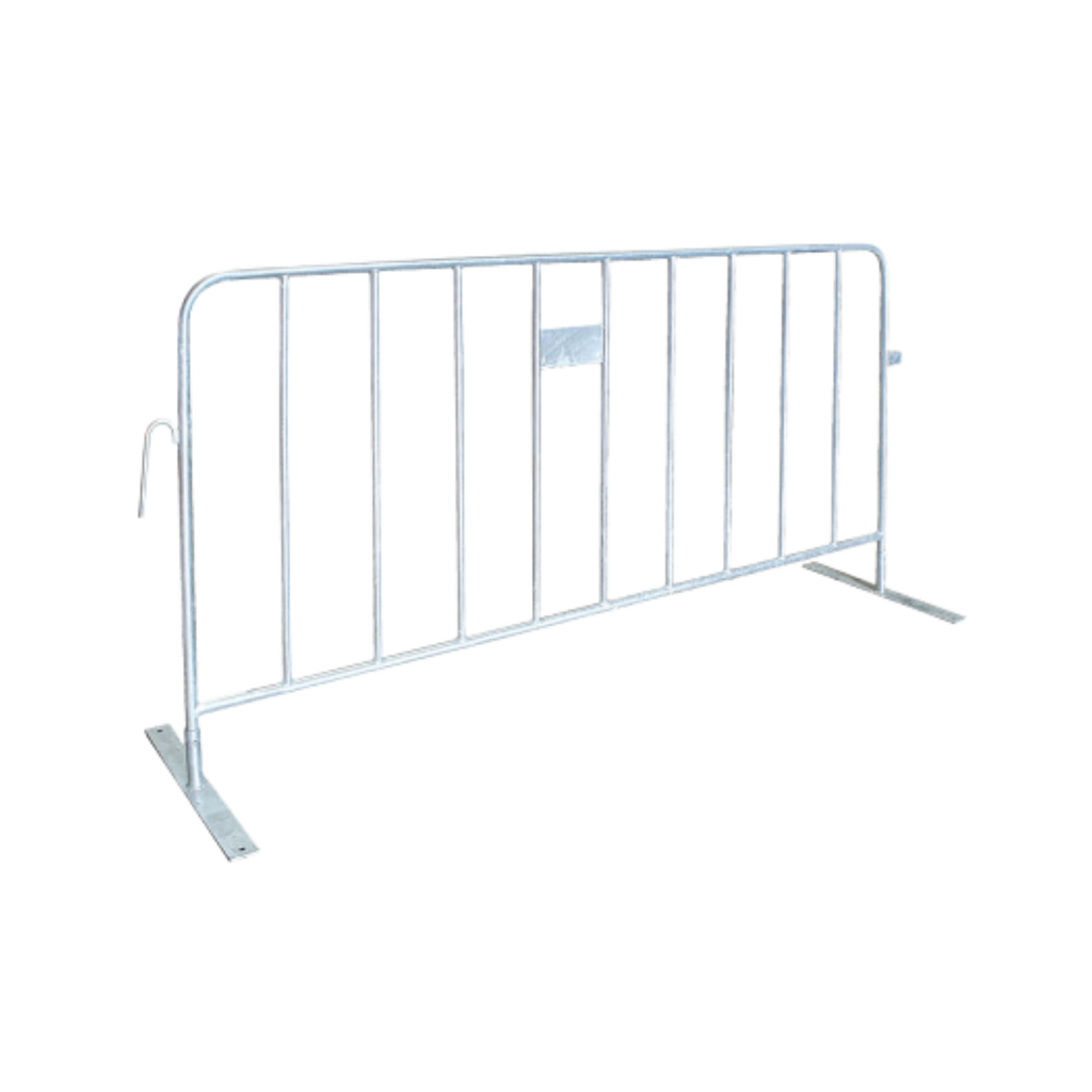 Galvanised Crowd Control Fence/Event Fence (CCB) 1.1m x 2.1m - Includes Feet &amp; Pins