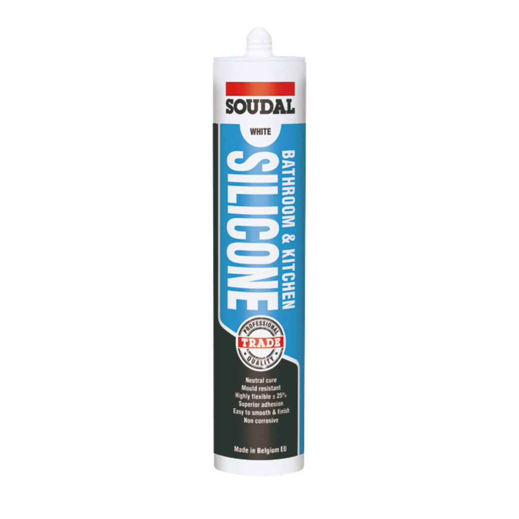 White Kitchen and Bathroom Silicone 300g - Neutral Cure (ea/12 box)