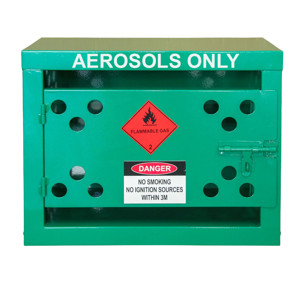 Green Aerosol Storage Cage 2 Storage Level Up to 12 Cans