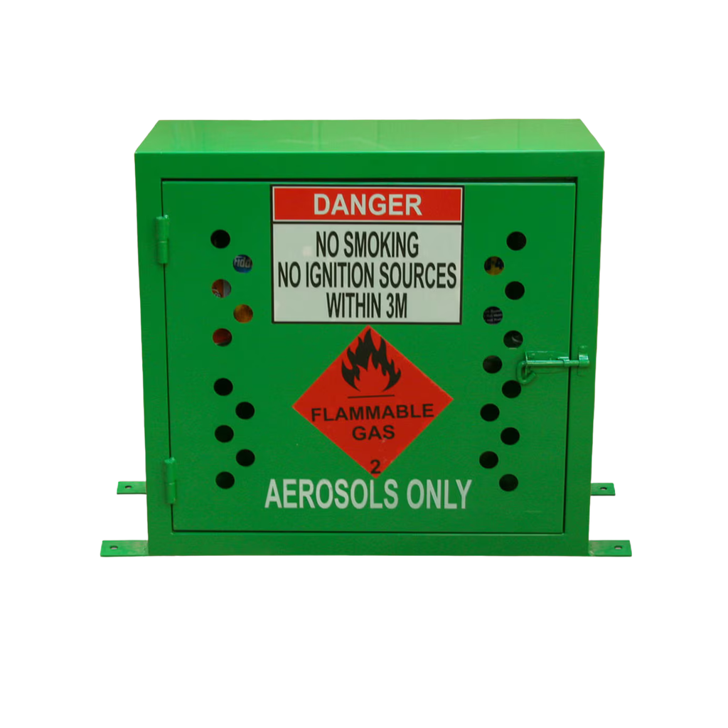 Green Aerosol Storage Cage 2 Storage Level Up to 60 Cans