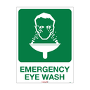 Safety Sign 600 x 450mm - Emergency Eyewash