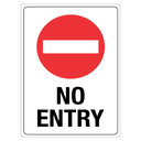 Safety Sign 600 x 450mm - No Entry