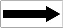 Safety Sign 450 x 200mm - Directional Arrow