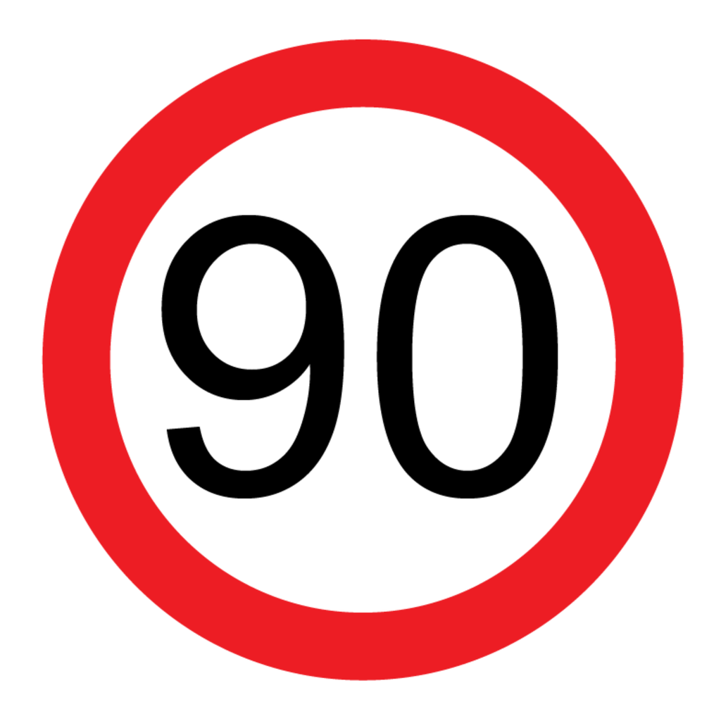 Victoria Multi Message Sign 600 x 600mm Class 1 Reflective - 90km