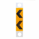 Chevron Delineators Coreflute to suit T-Top Bollards (Slip over Bollard)