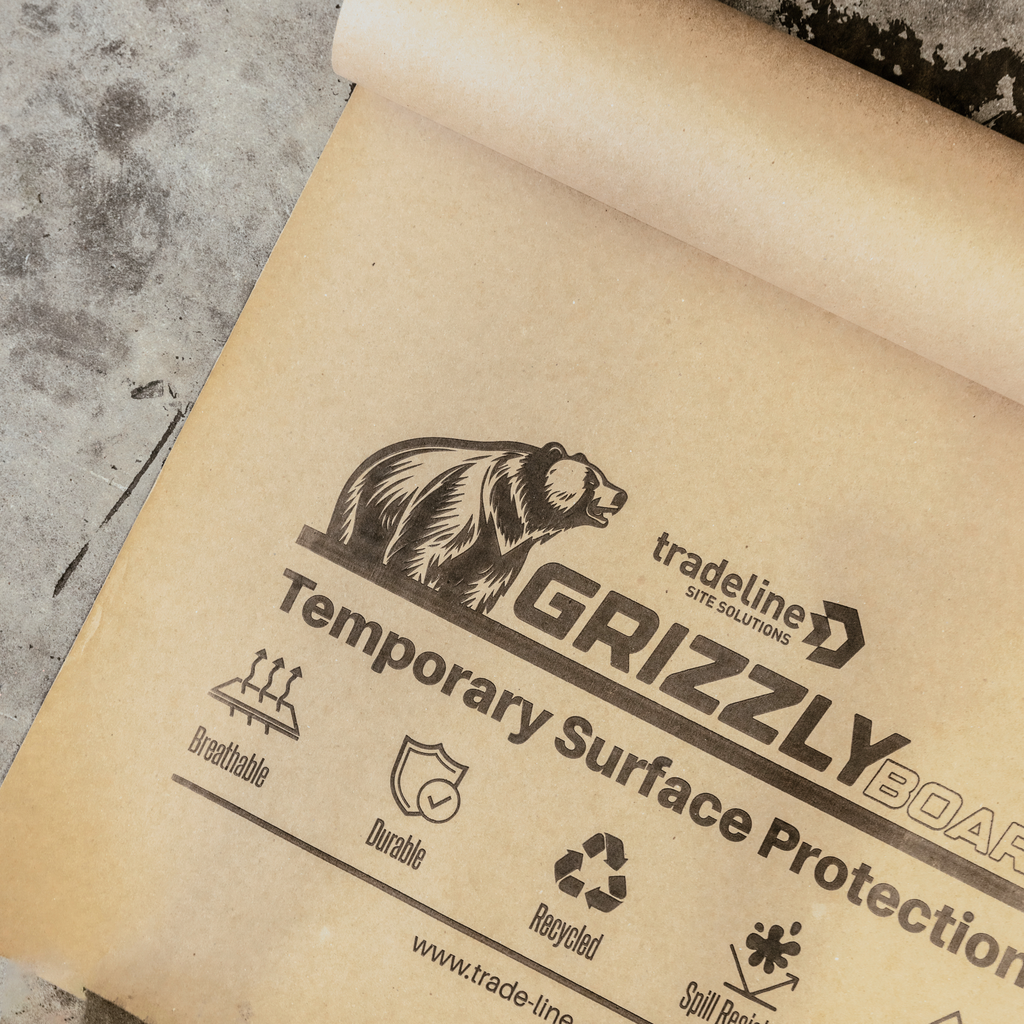 Grizzly Board Floor Protection 820mm x 30.48m (Medium Tough)