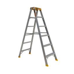 [DBSTEP6AL] 6ft Double Sided Step Ladder - 150kg Industrial