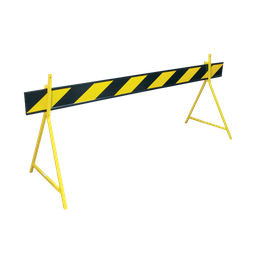 [BSTAND] Barrier Board Stand - Yellow