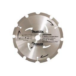 [SAW250FIB] Fibre Cement Saw Blade 250mm 6T (PCD)