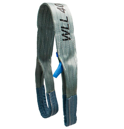 [SLINGFLT44M] Flat Sling 2Ply 4000kg x 4m - Grey