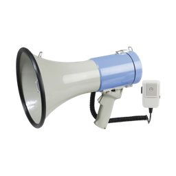 [MEGAPH] Megaphone 25 watt with siren - (Requires 8 x C Batteries - Not included) 