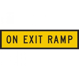 QLD Multi Message 1200 x 300mm Class 1 Reflective - On Exit Ramp