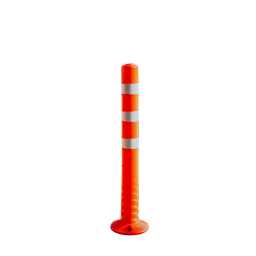 [BOLREB750] Bolt Down Reboundable Flexible Bollard ORANGE 750mm