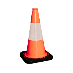 [TCONE45RE] Orange Traffic Cone 450mm w/- Reflective Band