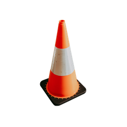 [TCONE70RE] Orange Traffic Cone 700mm w/- Reflective Band