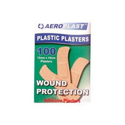 [FSTAID2] Plastic Bandaid/Plasters 72 x 19mm (Box of 50)