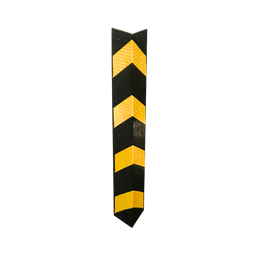 [CNRPROT] Rubber Corner Protector 800mm x 100mm Yellow/Black