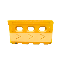 [WATERBARR-Y] GuardX 800™ Water Filled Barrier Yellow - 1410 (L) x 360 (W) x 800 (H) mm