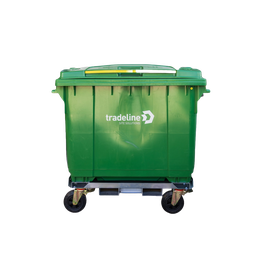 [660BROTASS] 660L Wheelie Bin with Rotator Base - Assembled