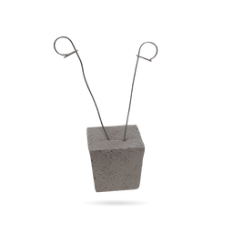 [CONSPAC30] Concrete Bar Spacer (Aspro) with tie 30mm (Bag of 100)