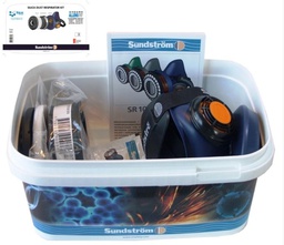 [SR100KITLXL] Sundstrom SR100 Half Face Resp Silica Kit Size: L/XL