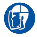 [STICK108] 200mm Round Sticker - Face Shield