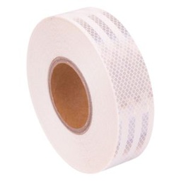 [REFTAPEW48] White Adhesive Reflective Tape 48mm X 45.7m Class 1 (ea/box of 6)