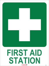 Safety Sign 600 x 450mm - First Aid Station