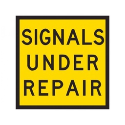 QLD Multi Message 600 x 600mm Class 1 Reflective - Signals Under Repair